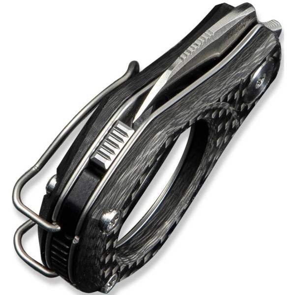 Фото - Ніж туристичний Civivi Pyrus 16 см 14C28N / Carbon Fiber (C23038-3)
