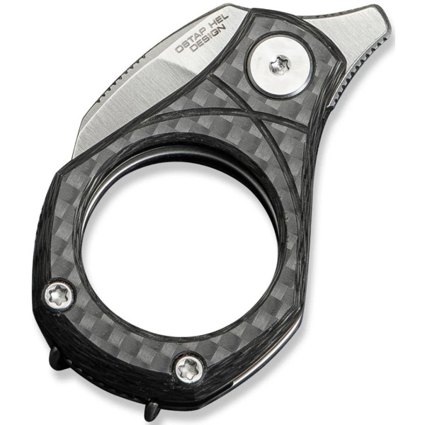 Фото - Ніж туристичний Civivi Pyrus 16 см 14C28N / Carbon Fiber (C23038-3)