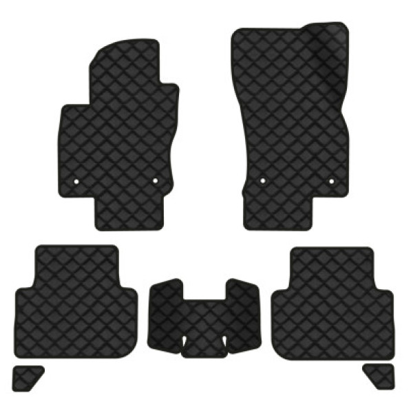 Фото - Коврики из экокожи в салон авто EVAtech ECO для Tiguan (Mk 2) Volkswagen 2016-2020 2 поколение SUV EU VW31492CJ7AV4BBB
