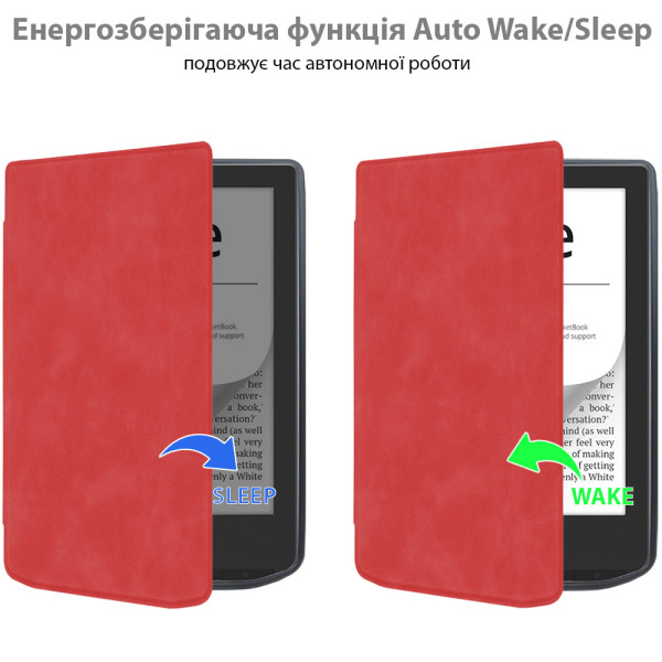 Фото - Чохол для електронної книги BeCover Smart Case for PocketBook 629 Verse/634 Verse Pro 6" Red (710979)