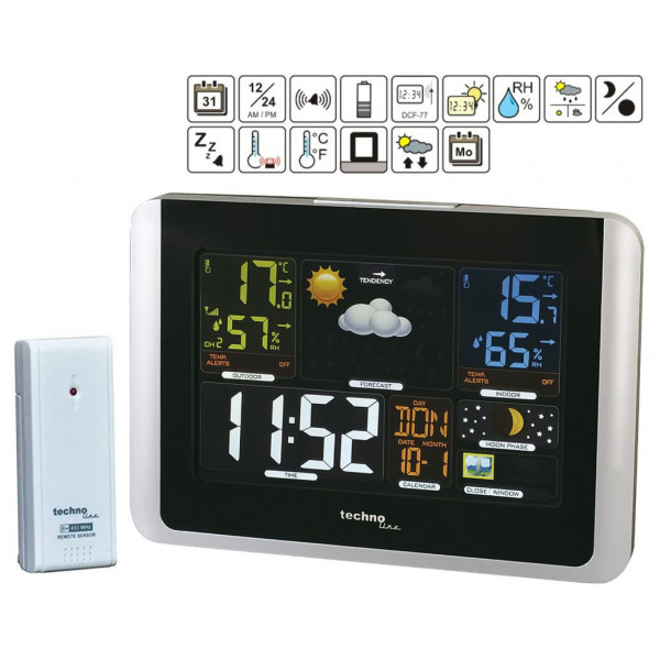 Фото - Метеостанція Technoline Black (WS6442)