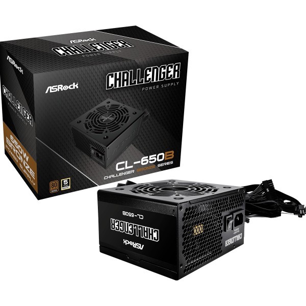 Фото - Блок питания для ПК ASRock Challenger 650W (CL-650B)