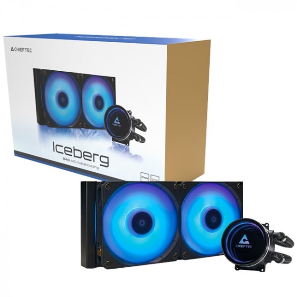 Фото - Водяная система охлаждения Chieftec Iceberg 240 ARGB (CLC-240-RGB)