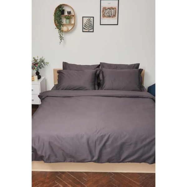 Фото - Підковдра двоспальна євро Moon&Star Satin Premium Rain Cloud 200x220 см (MS-870000483)
