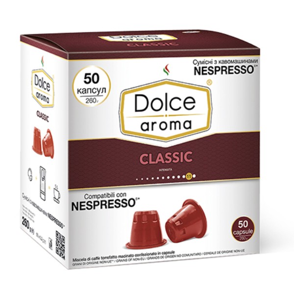 Фото - Кофе в капсулах Dolce Aroma Classic 5.5 г х50 шт.