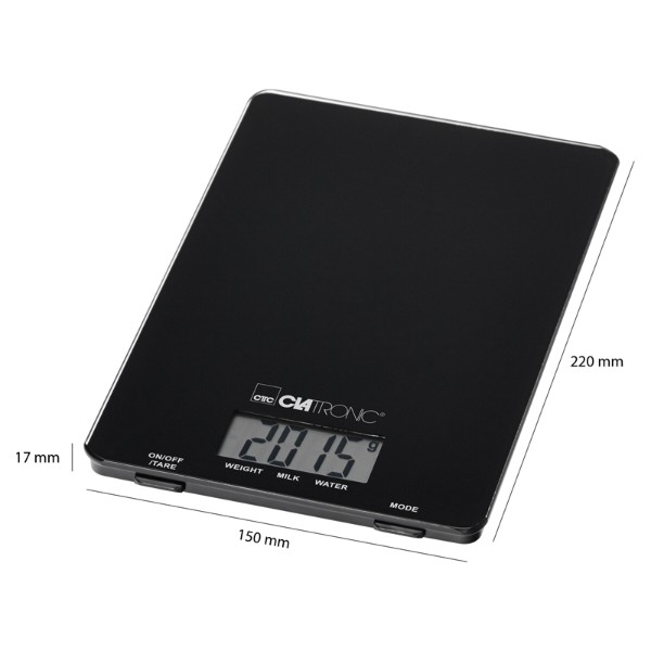 Фото - Ваги кухонні Clatronic KW 3626 Black