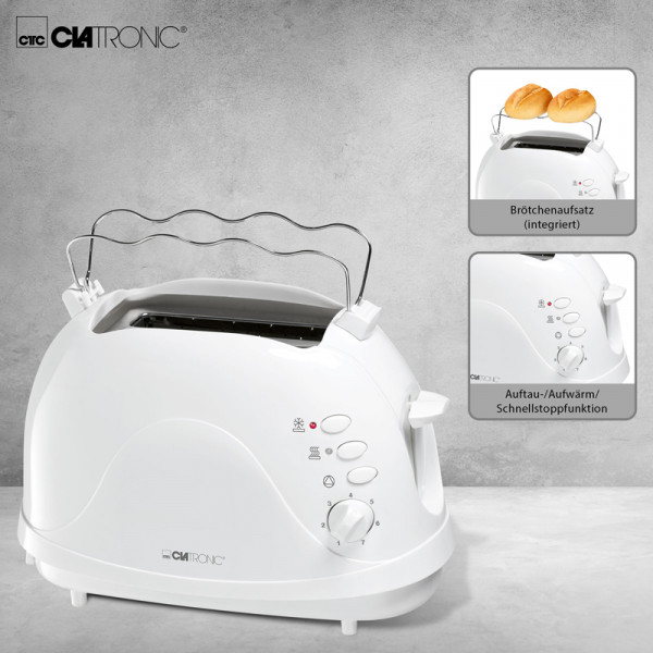 Фото - Тостер Clatronic TA 3565 White