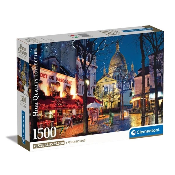 Фото - Пазлы (8+) Clementoni Коллекция высокого качества Монмартр Париж 1500 эл. (31709)