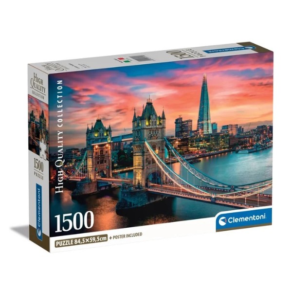Фото - Пазли (8 +) Clementoni Колекція високої якості Лондон в сутінках 1500 ел. (31715)