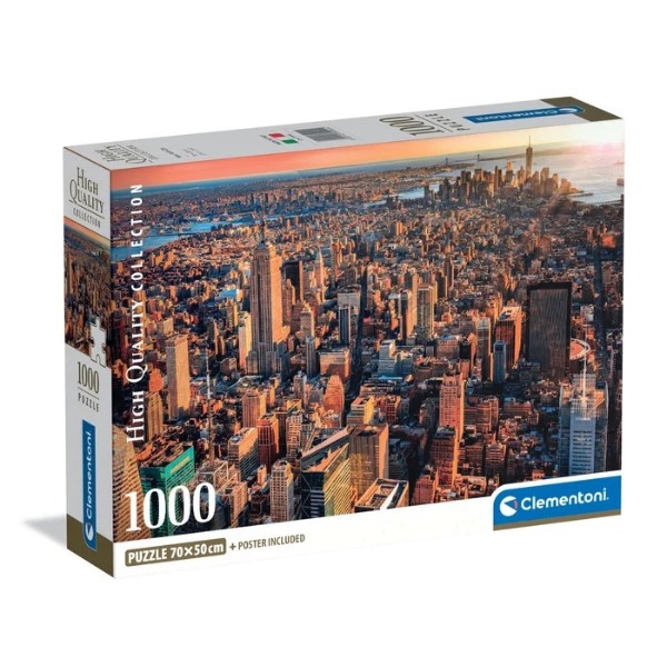 Фото - Пазлы (8+) Clementoni Нью-Йорк сити 1000 эл. (39944)