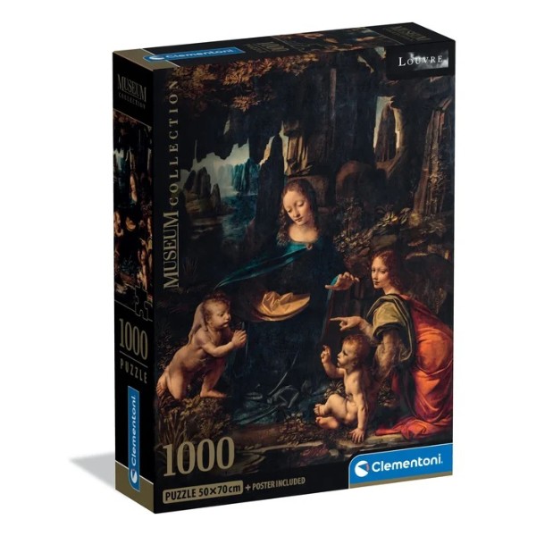 Фото - Пазлы (8+) Clementoni Леонардо да Винчи Мадонна в скалах 1000 эл. (39976)