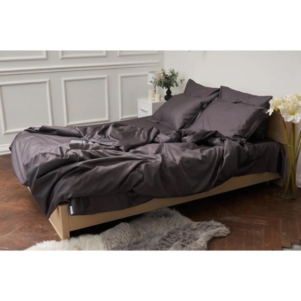 Фото - Пододеяльник двуспальный евро Moon&Star Satin Premium Rain Cloud King Size 220x240 см (MS-870000484)