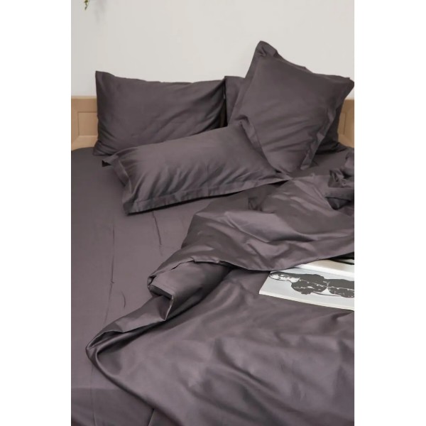 Фото - Підковдра двоспальна євро Moon&Star Satin Premium Rain Cloud 200x220 см (MS-870000483)