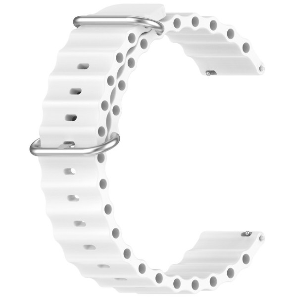 Фото - Ремінець для смарт-годинника BeCover Wave Style 20mm for Amazfit Bip 3/3 Pro/GTR 42 мм/GTR Mini/GTS/GTS 2 mini/GTS 3/GTS 4/GTS 4 Mini/Amazfit Active/Active 2 White (714181) Фото - Ремінець для смарт-годинника BeCover Wave Style 20mm for Amazfit Bip 3/3 Pro/GTR 42 мм/GTR Mini/GTS/GTS 2 mini/GTS 3/GTS 4/GTS 4 Mini/Amazfit Active/Active 2 White (714181)