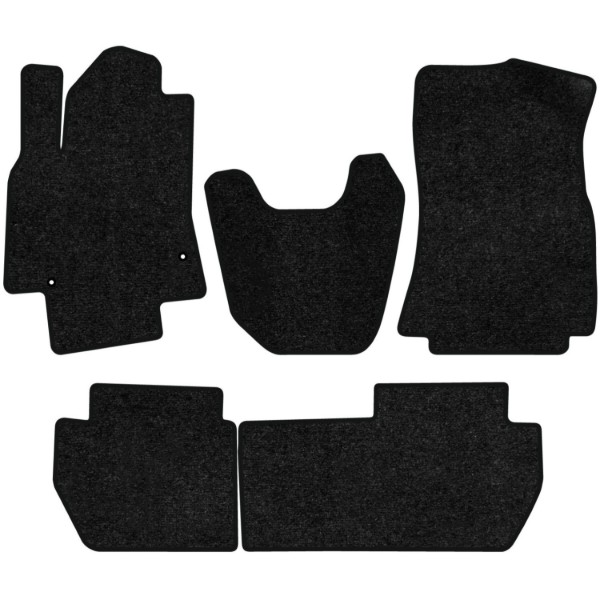 Фото - Коврики ворсовые в салон авто EVAtech Standard для Citroen Berlingo (B9) (without armrest) 2008-2018 2 поколение Minivan EU черный кант CN13508PR5CP2VEB