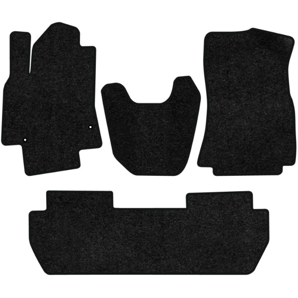 Фото - Коврики ворсовые в салон авто EVAtech Standard для Citroen Berlingo (B9) (without armrest) 2008-2018 2 поколение Minivan EU черный кант CN13508Z4CP2VEB