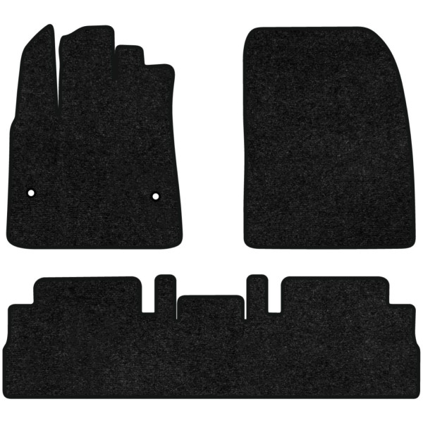 Фото - Килимки ворсові в салон авто EVAtech Standard для Citroen Berlingo (K9) XL without armrest 2018 3 покоління Minivan EU чорний кант CN43768Z3AV2VEB