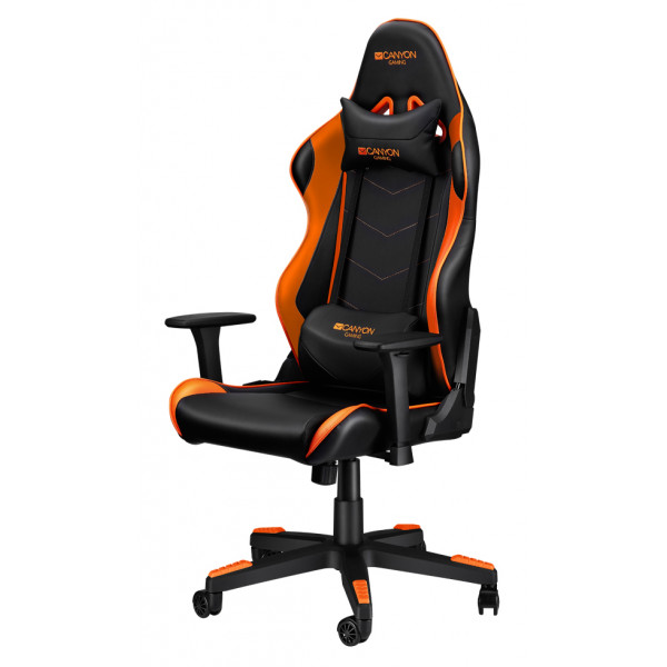 Фото - Кресло для геймеров Canyon Deimos CND-SGCH4 Black-Orange Фото - Кресло для геймеров Canyon Deimos CND-SGCH4 Black-Orange