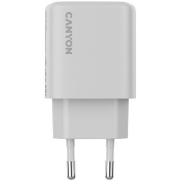 Фото - Сетевое зарядное устройство Canyon OnCharge 250 25W 1xPD EU White (CNE-CHA250-01)