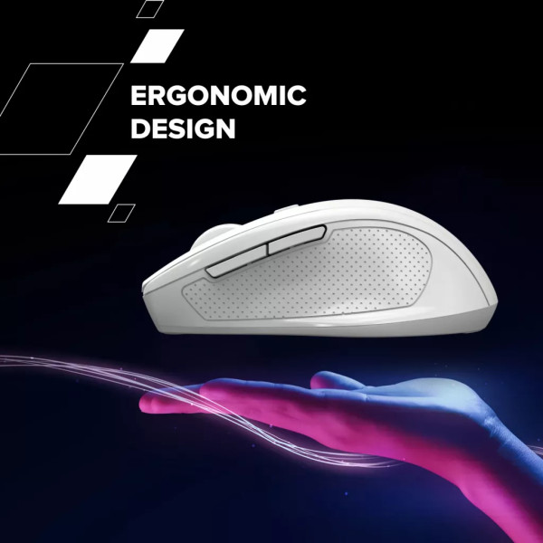 Фото - Миша бездротова Canyon OnClick 20 Wireless Ergonomic Silent White (CNE-CMSW20W)