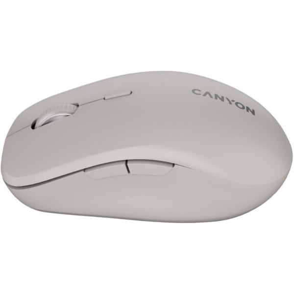 Фото - Мышь беспроводная Canyon MW-12 Silent Dual band Beige (CNS-CMSW12BG)
