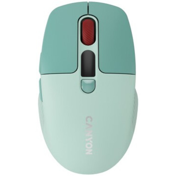 Фото - Миша бездротова Canyon MW-26 LCD Silent Dual mode Green (CNS-CMSW26GR)