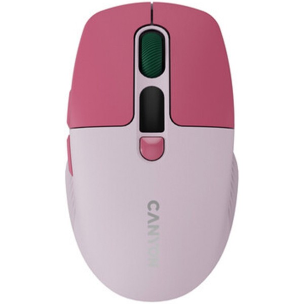 Фото - Миша бездротова Canyon MW-26 LCD Silent Dual mode Pink (CNS-CMSW26P)