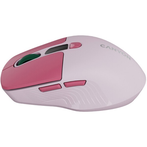 Фото - Миша бездротова Canyon MW-26 LCD Silent Dual mode Pink (CNS-CMSW26P)