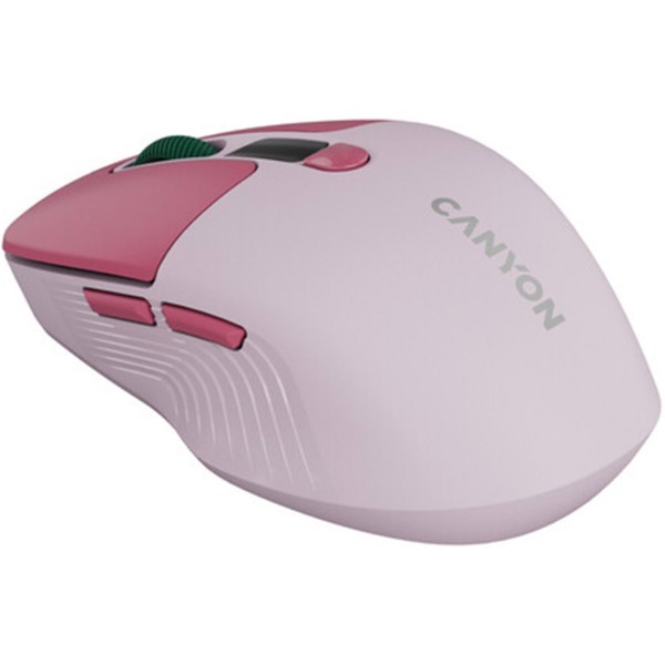 Фото - Миша бездротова Canyon MW-26 LCD Silent Dual mode Pink (CNS-CMSW26P)
