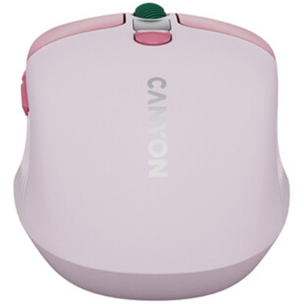 Фото - Миша бездротова Canyon MW-26 LCD Silent Dual mode Pink (CNS-CMSW26P)