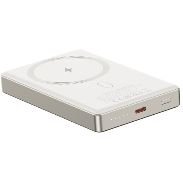 Фото - Батарея мобільна Canyon OnPower 510 slim Magsafe 10000 mAh PD20W Beige (CNS-CPB510BE)