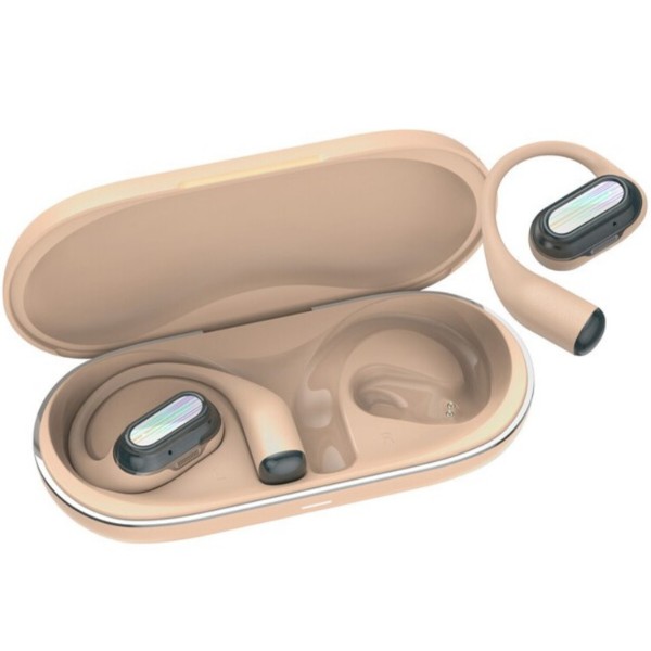 Фото - Наушники вкладыши беспроводные TWS Canyon OnFlow 12 OWS ENC Beige (CNS-TWS12BE)