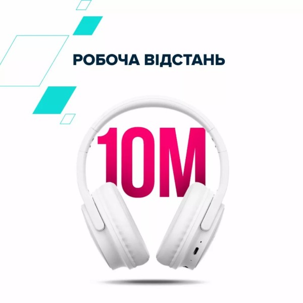 Фото - Наушники накладные беспроводные Canyon OnRiff 4 Bluetooth White (CNS-CBTHS4W)