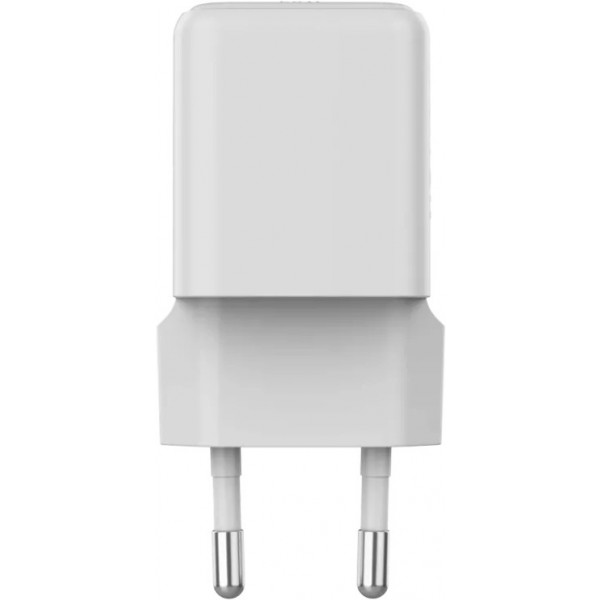 Фото - Мережевий зарядний пристрій Canyon CU20AC GaN 20W 1xPD 1xQC White (CNS-CUW20AC)
