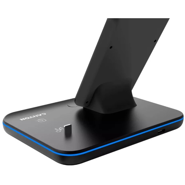 Фото - Беспроводное зарядное устройство Canyon WS-302 3 в 1 QI Black (CNS-WCS302B)