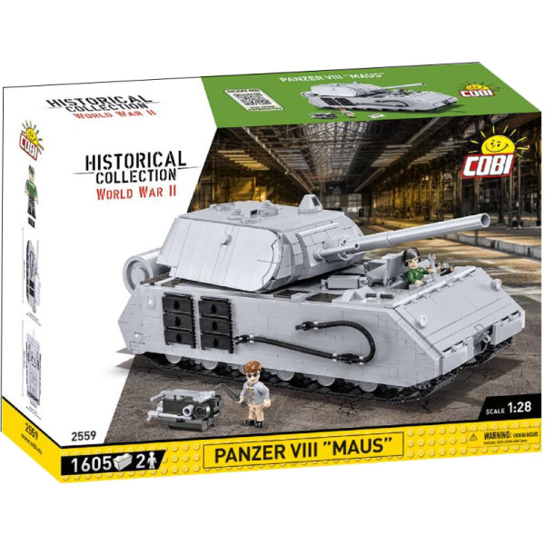 Фото - Пластиковий конструктор Cobi Танк Maus 1:28 1605 деталей (COBI-2559)