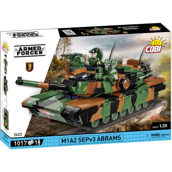 Фото - Пластиковий конструктор Cobi Танк M1A2 SEP v3 Абрамс 1017 деталей (COBI-2623)