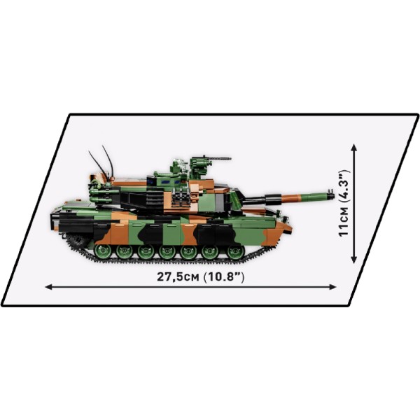Фото - Пластиковий конструктор Cobi Танк M1A2 SEP v3 Абрамс 1017 деталей (COBI-2623)