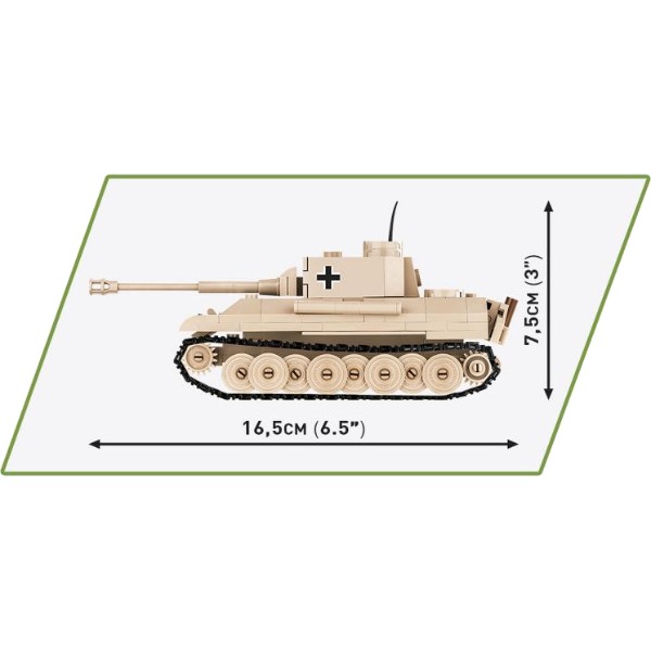 Фото - Пластиковий конструктор Cobi Друга Світова Війна Танк Panzer V Пантера 298 деталей (COBI-2713)