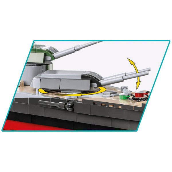 Фото - Пластиковий конструктор Cobi Лінкор Тірпіц 1:300 2880 деталей (COBI-4839)