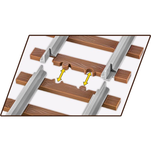 Фото - Пластиковий конструктор Cobi Локомотив Kriegslokomotive Class 52 1:35 2476 деталей (COBI-6281)