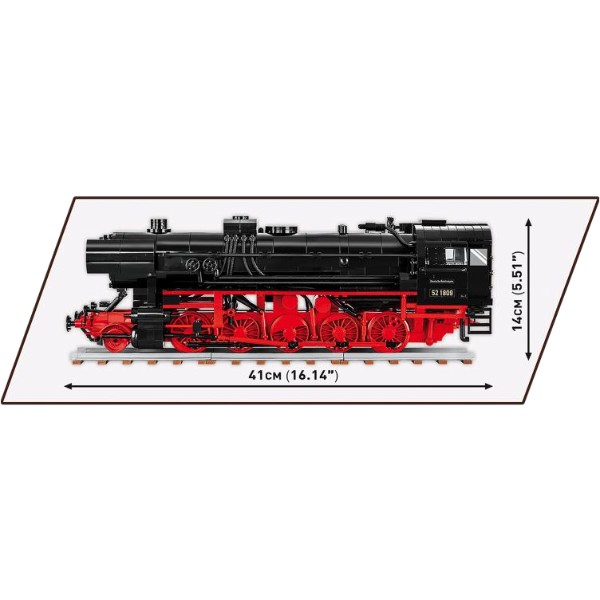 Фото - Пластиковый конструктор Cobi Локомотив DR BR Class 52 1:35 1723 деталей (COBI-6283)