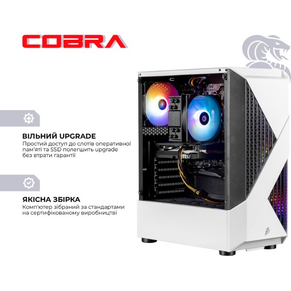 Фото - Системний блок Cobra Go RTX 3060 / Ryzen 5 5500X3D / RAM 16GB / SSD 500GB (R5G23186)