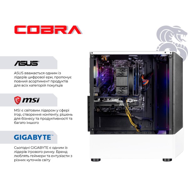 Фото - Системний блок Cobra Go RTX 3060 / Ryzen 5 5500X3D / RAM 16GB / SSD 500GB (R5G23186)