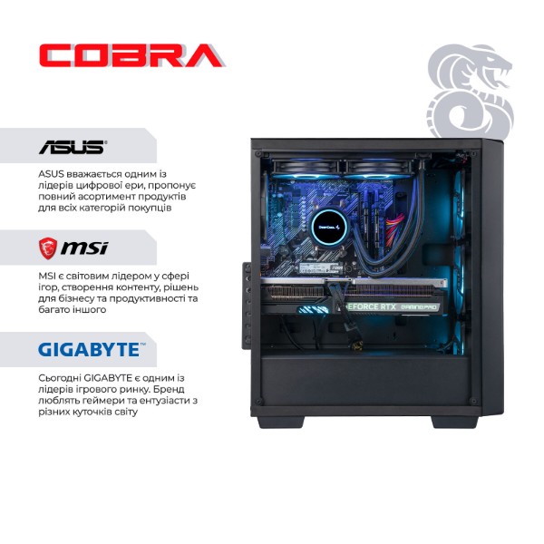 Фото - Системный блок Cobra Performance RTX 5060 TI / Ryzen 7 7800X3D / RAM 32GB / SSD 1TB (R7G23442)