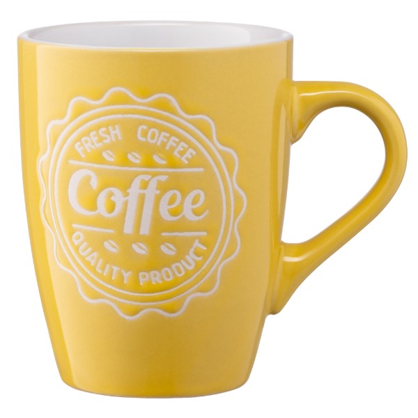 Фото - Чашка ARDESTO Coffee 330 мл Yellow (AR3469Y)