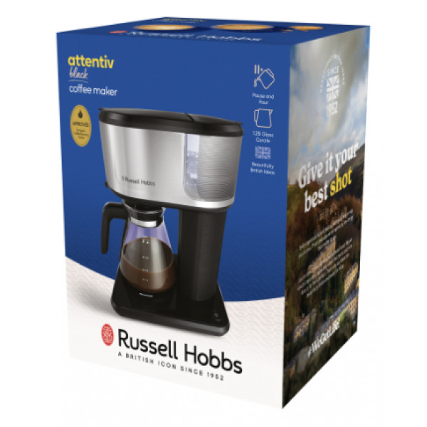 Фото - Кофеварка капельная Russell Hobbs 26840-56 Attentiv Black Coffee Maker