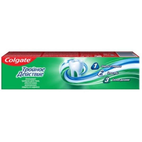 Фото - Зубна паста Colgate 150 мл Потрійна дія (6920354826986)