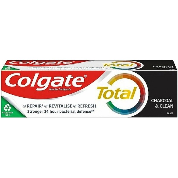 Фото - Зубна паста Colgate Total 12 Деревне вугілля 75 мл