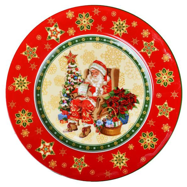 Фото - Тарілка обідня Lefard Christmas collection 26 см (986-060)